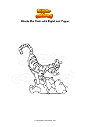 Coloring page Winnie the Pooh with Piglet and Tigger