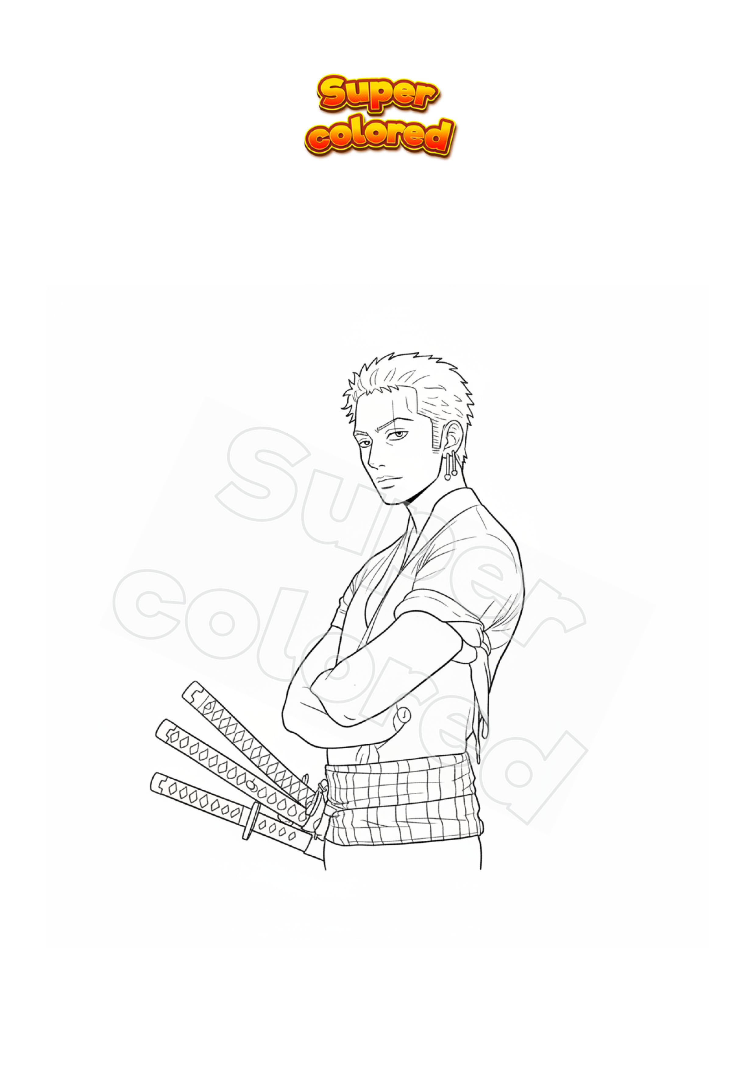 Coloring Pages One Piece Live Action