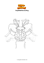 Dibujo para colorear Amphibia Burrow Bug