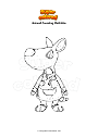 Dibujo para colorear Animal Crossing Mathilda
