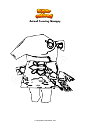 Dibujo para colorear Animal Crossing Nosegay