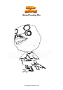 Dibujo para colorear Animal Crossing Otis