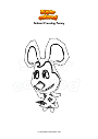 Dibujo para colorear Animal Crossing Penny