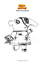 Dibujo para colorear Animal Crossing Zoe