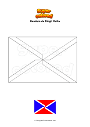 Dibujo para colorear Bandera de Dingli Malta