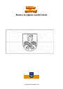 Dibujo para colorear Bandera de Jelgavas novads Letonia