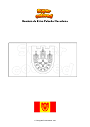 Dibujo para colorear Bandera de Kriva Palanka Macedonia