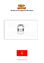 Dibujo para colorear Bandera de Krivogashtani Macedonia