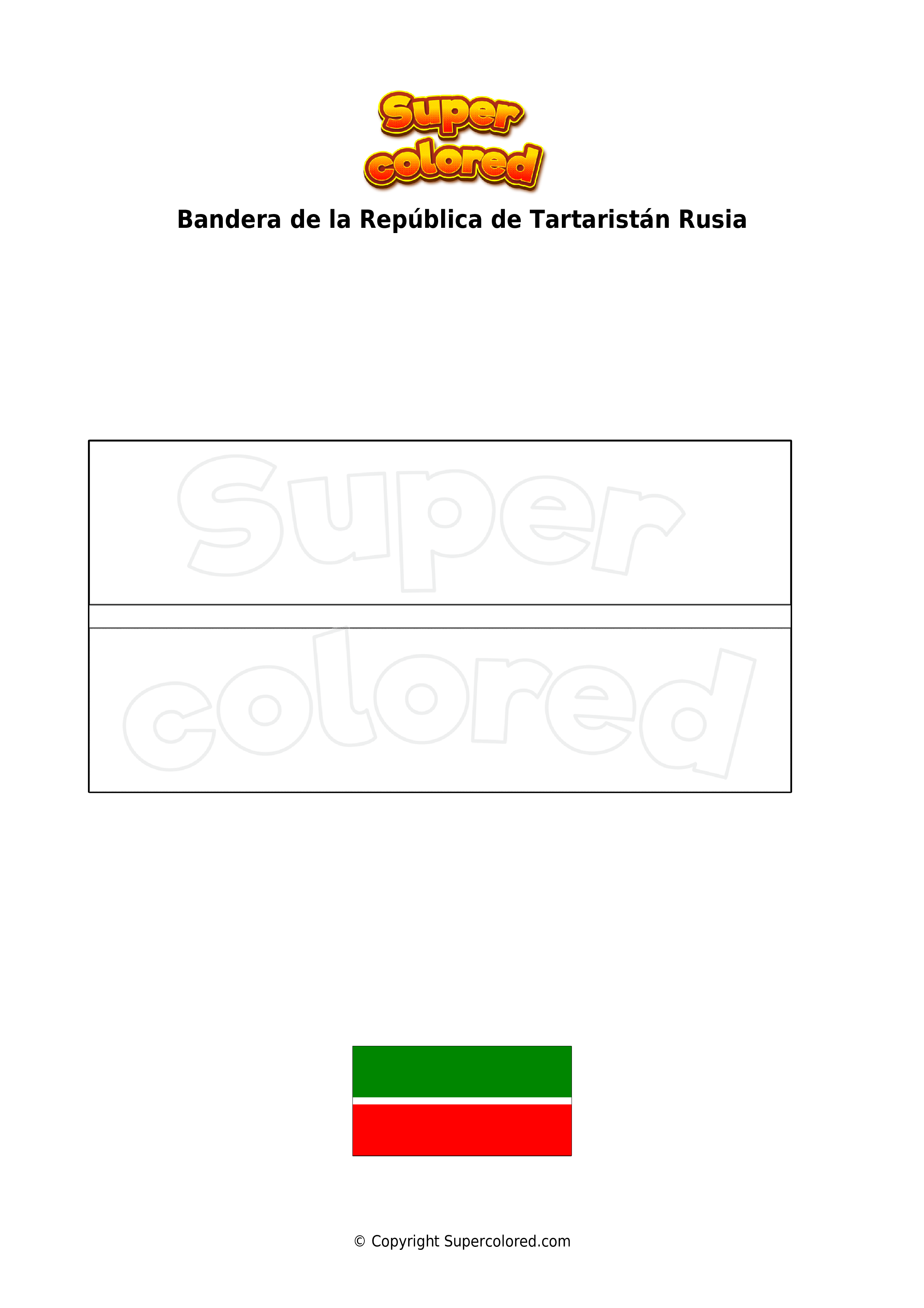 Dibujo para colorear Bandera de Misiones Argentina 