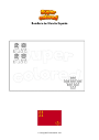 Dibujo para colorear Bandera de Murcia España