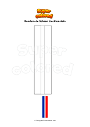 Dibujo para colorear Bandera de Schaan Liechtenstein