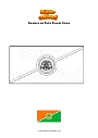 Dibujo para colorear Bandera de Taita Taveta Kenia