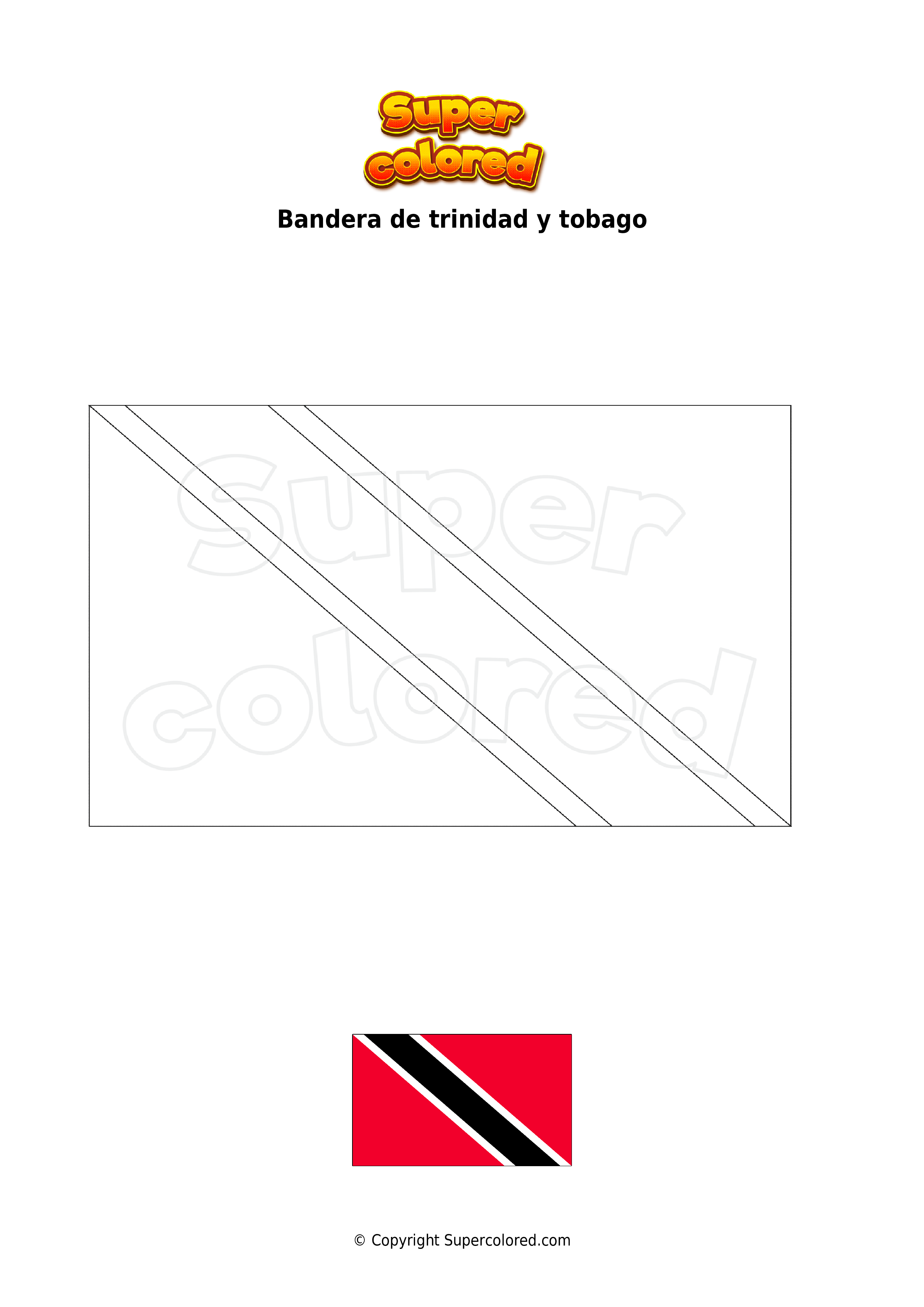 Dibujo Para Colorear Trinidad Y Tobago Dibujos Para Imprimir Gratis ...