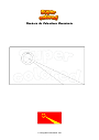 Dibujo para colorear Bandera de Valandovo Macedonia