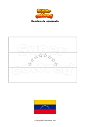 Dibujo para colorear Bandera de venezuela