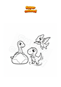 Dibujo para colorear Bebé dinosaurio