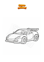 Dibujo para colorear Coche deportivo