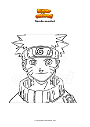 Dibujo para colorear Naruto newshot