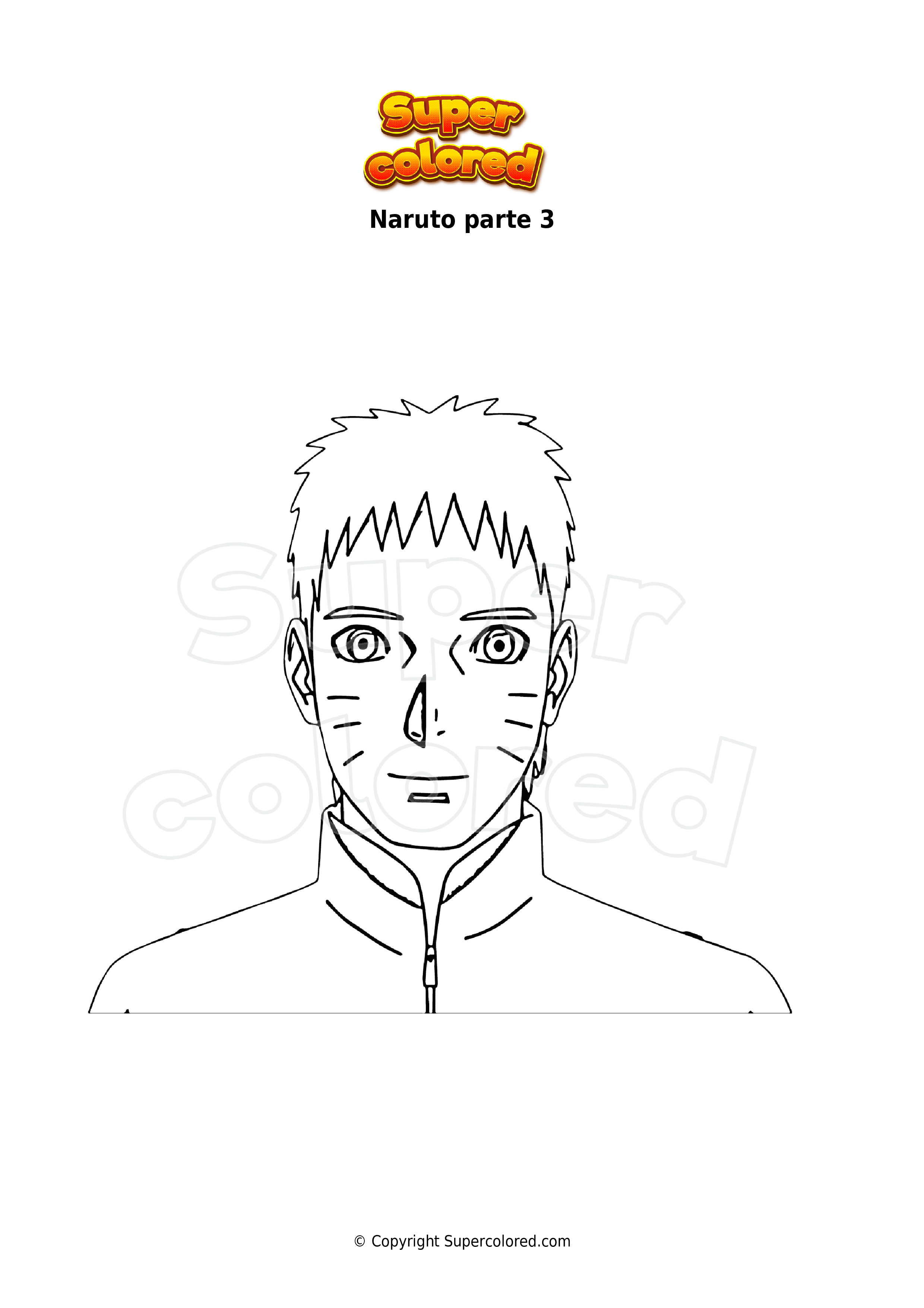 AhiVa PequeNautas  Plantillas para colorear  Personajes  Naruto