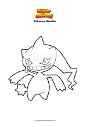 Dibujo para colorear Pokemon Banette