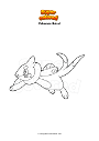 Dibujo para colorear Pokemon Buizel