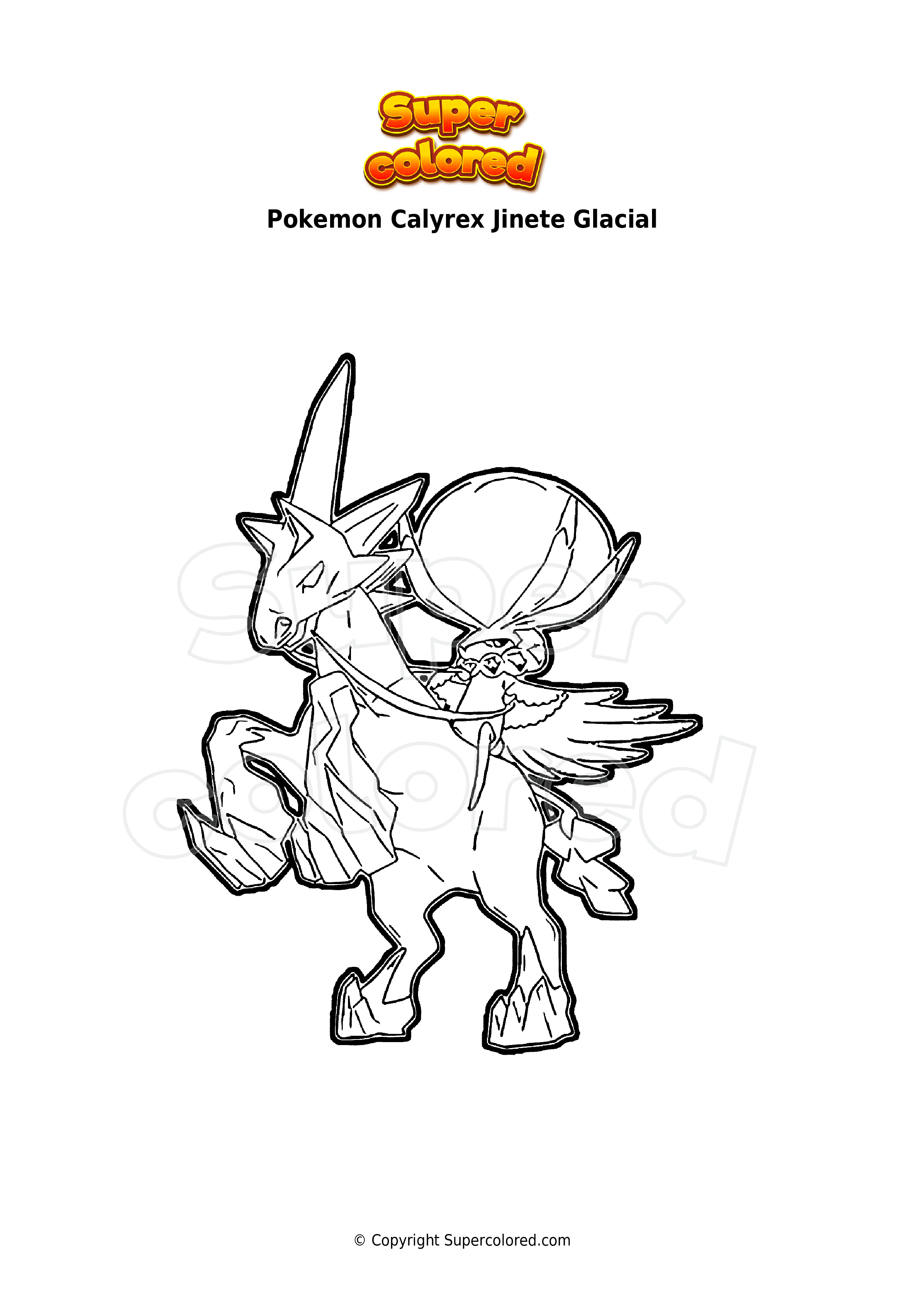 Calyrex montaria de gelo  Arte pokemon, Como desenhar pokemon, Pokemon