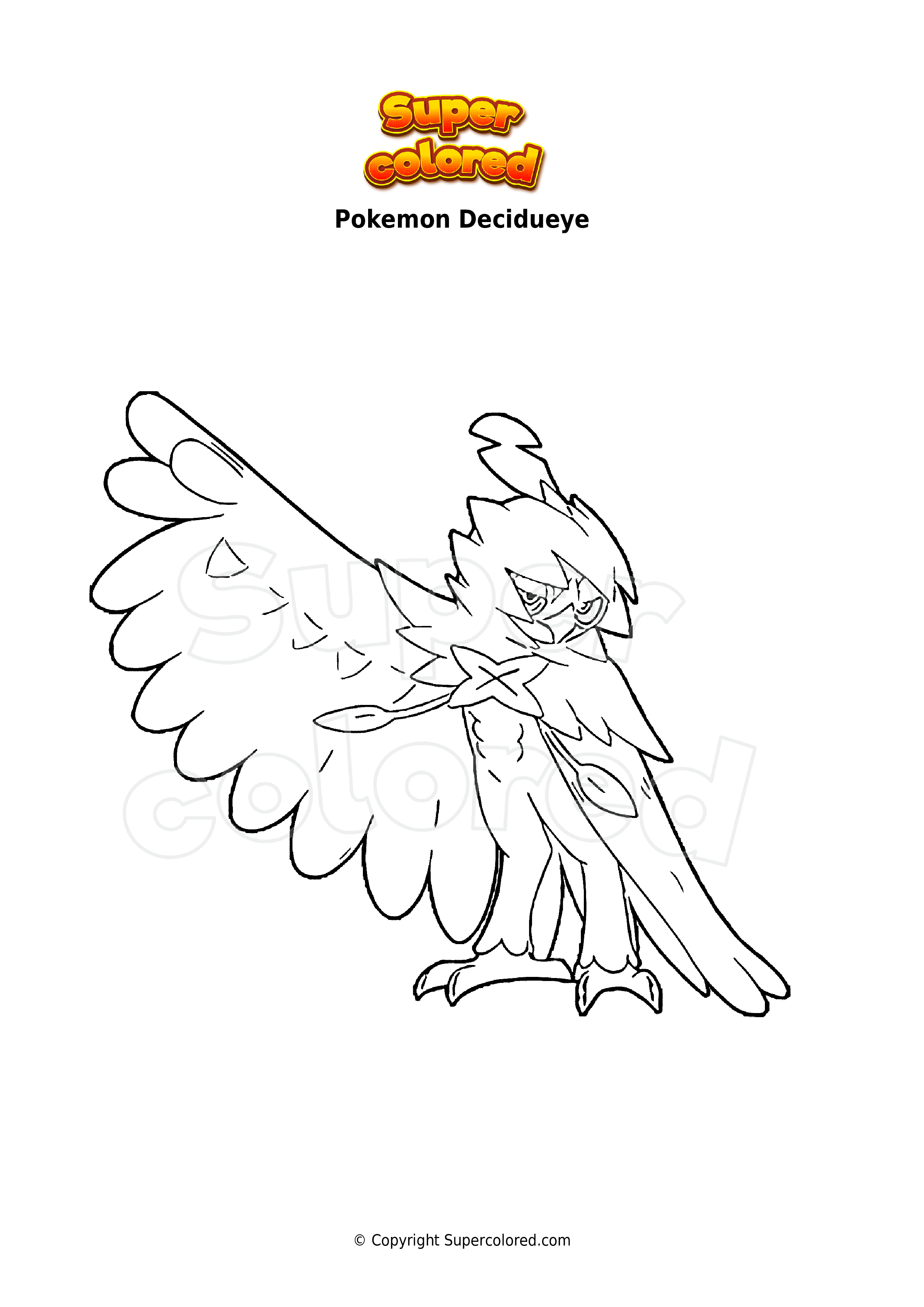 Dibujos Para Colorear - Pokemon Planta - Supercolored