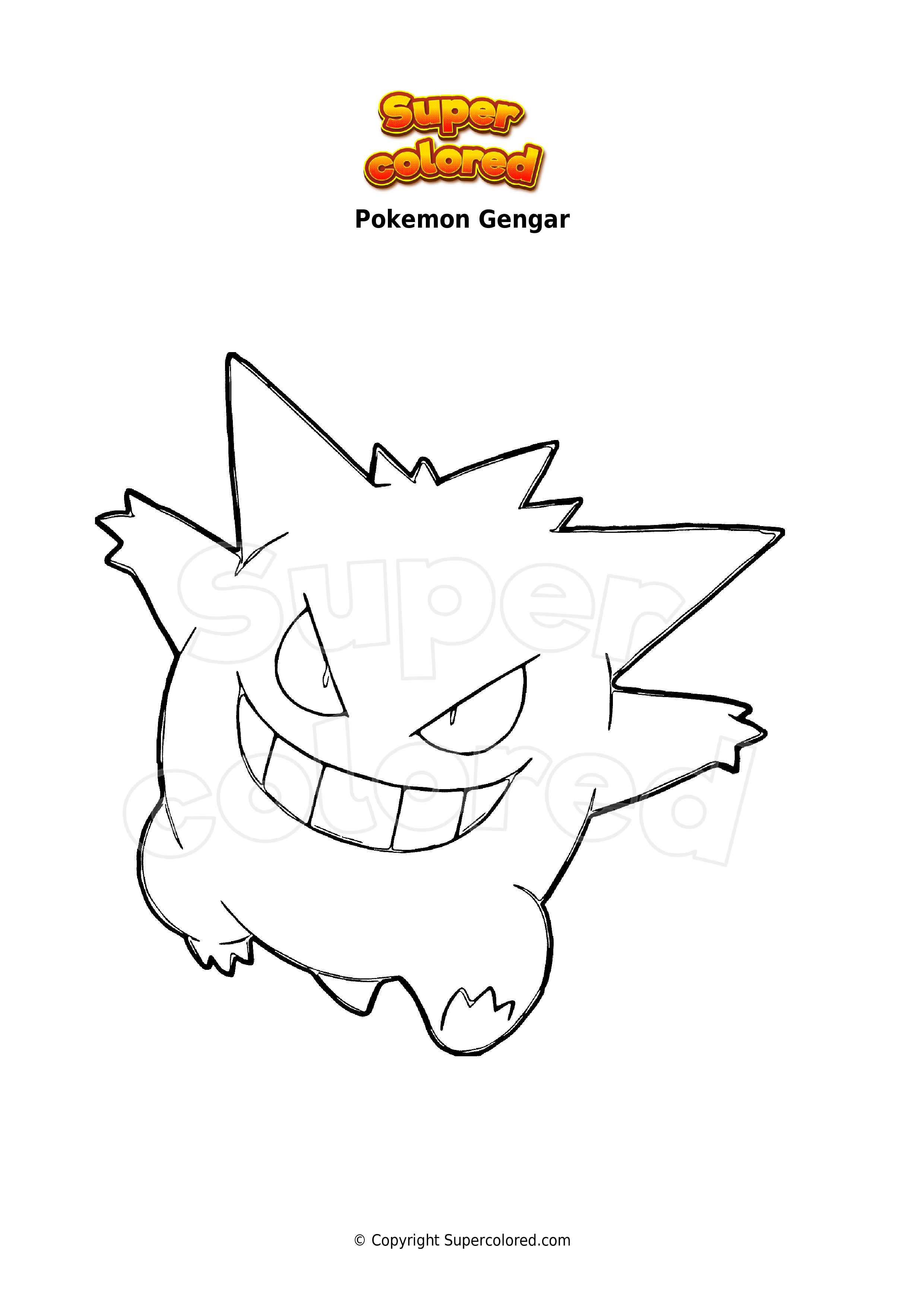 Dibujo para colorear Pokemon Zapdos 