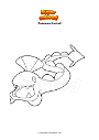 Dibujo para colorear Pokemon Huntail
