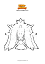 Dibujo para colorear Pokemon Mareanie