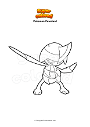 Dibujo para colorear Pokemon Pawniard