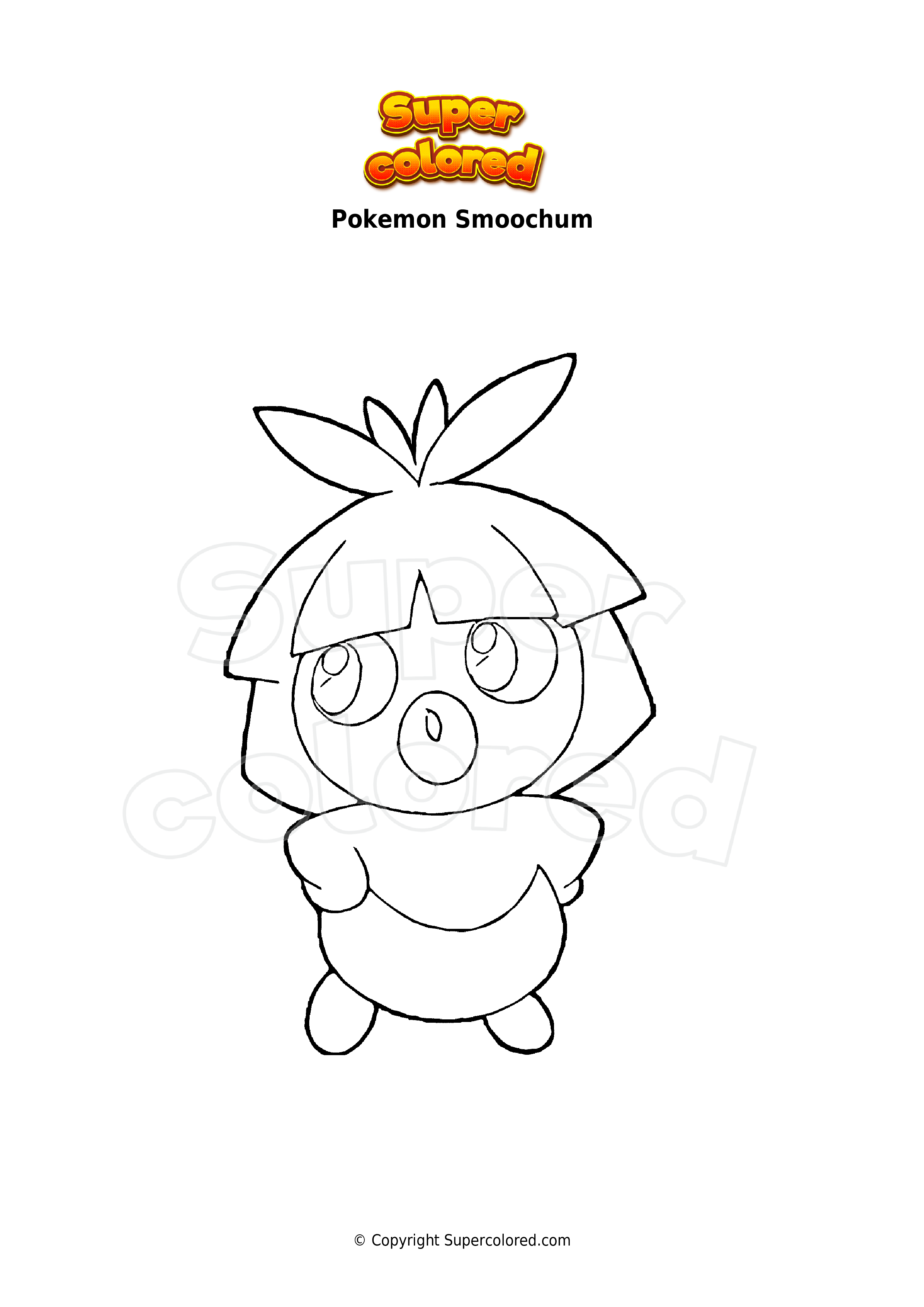 Dibujo para colorear Pokemon Lycanroc Forma Crepuscular