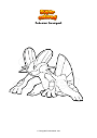 Dibujo para colorear Pokemon Swampert