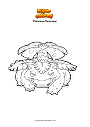 Dibujo para colorear Pokemon Venusaur