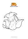 Dibujo para colorear Pokemon Victreebel