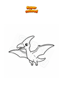 Dibujo para colorear Pteranodon