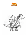 Dibujo para colorear Robot spinosaurus