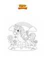Dibujo para colorear Se mi unicornio personal