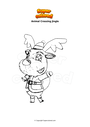 Disegno da colorare Animal Crossing Jingle