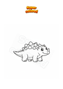 Disegno da colorare Ankylosaurus