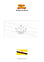 Disegno da colorare Bandiera del Brunei