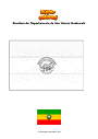 Disegno da colorare Bandiera del Departamento de San Marcos Guatemala