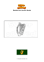 Disegno da colorare Bandiera del Leinster Irlanda