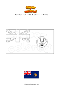 Disegno da colorare Bandiera del South Australia Australia