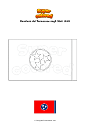 Disegno da colorare Bandiera del Tennessee negli Stati Uniti