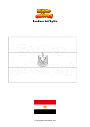 Disegno da colorare Bandiera dell'Egitto