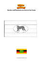 Disegno da colorare Bandiera dell'Equatoria orientale del Sud Sudan