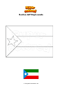 Disegno da colorare Bandiera dell'Etiopia somala