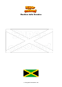 Disegno da colorare Bandiera della Giamaica