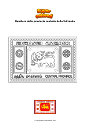 Disegno da colorare Bandiera della provincia centrale dello Sri Lanka